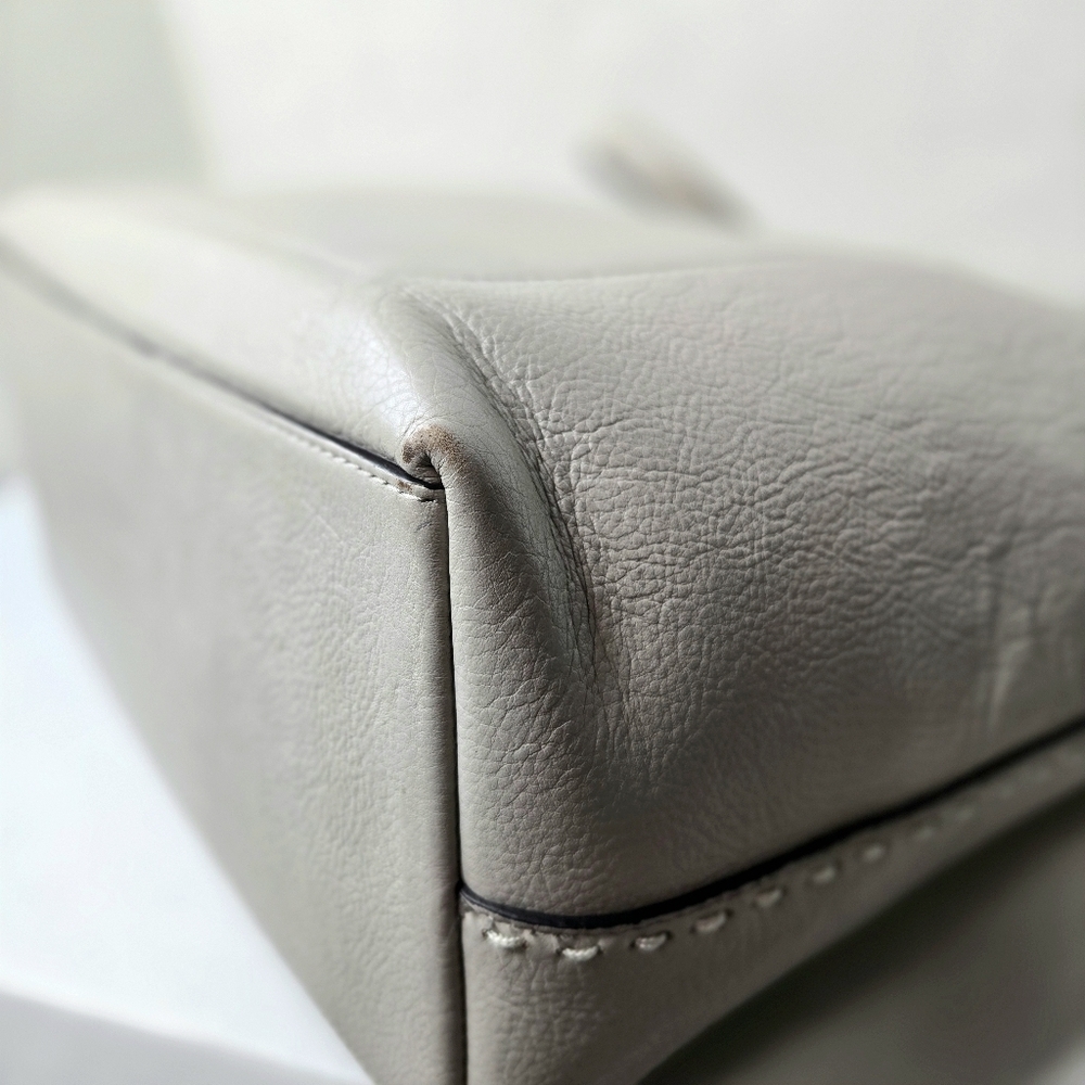 Cole Haan Payson Tote In Ironstone. Gray, Large. - Picture 13 of 15